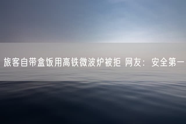 旅客自带盒饭用高铁微波炉被拒 网友：安全第一